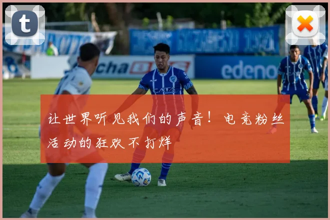 让世界听见我们的声音！电竞粉丝活动的狂欢不打烊