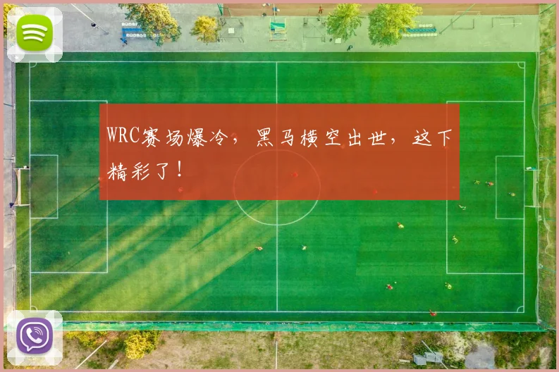 WRC赛场爆冷，黑马横空出世，这下精彩了！